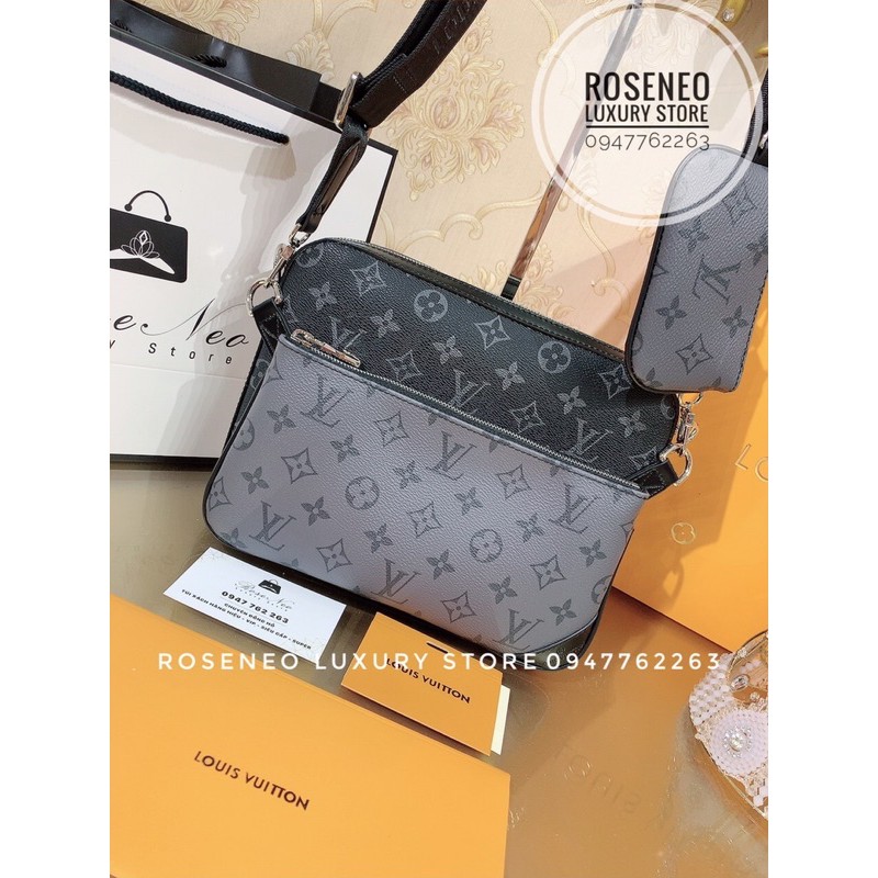 TÚI ĐEO CHÉO NAM LV TRIO MULTI VOYAGER, MESENGER , CAMERA, OUTDOOR BAGS🔱