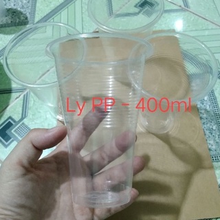 50 ly nhựa 400ml dùng 1 lần