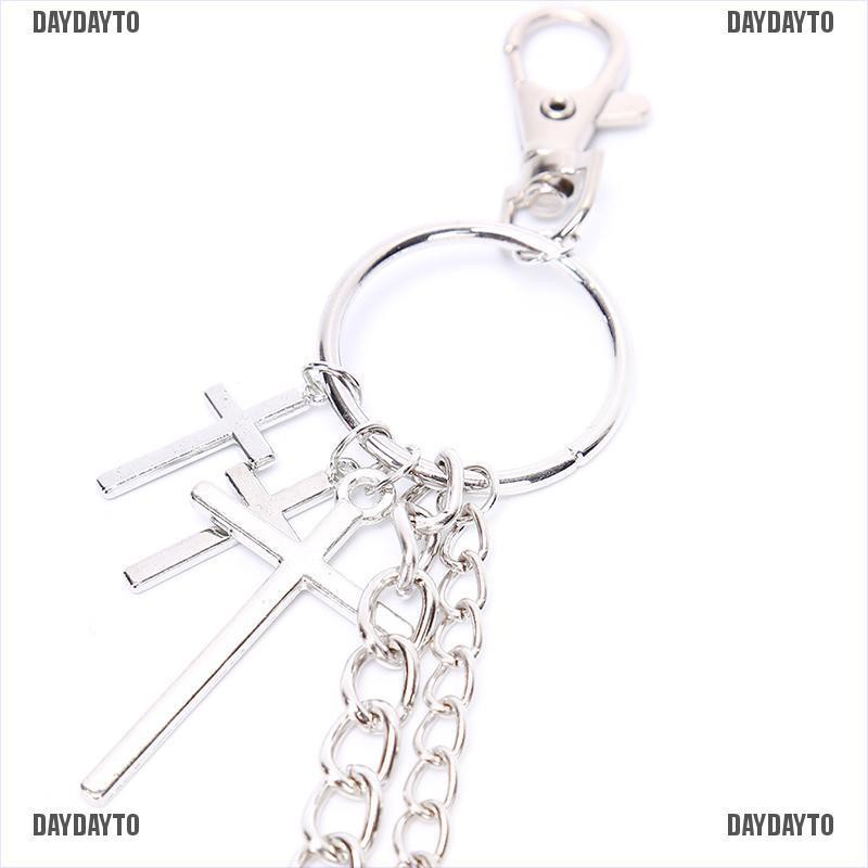 Dây Xích Đeo Thắt Lưng Hai Lớp Kèm Móc Khóa Cho Nam Nữ