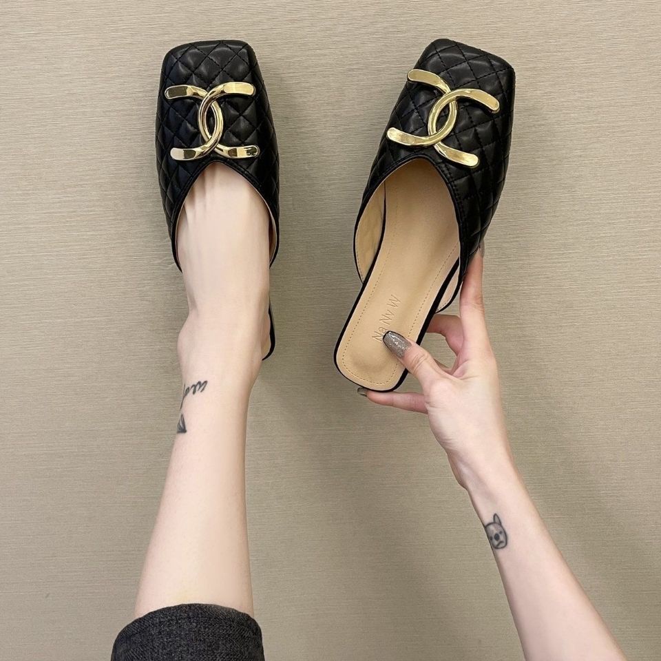 Dép Sandal Đế Mềm Mũi Vuông Thời Trang Dành Cho Nữ