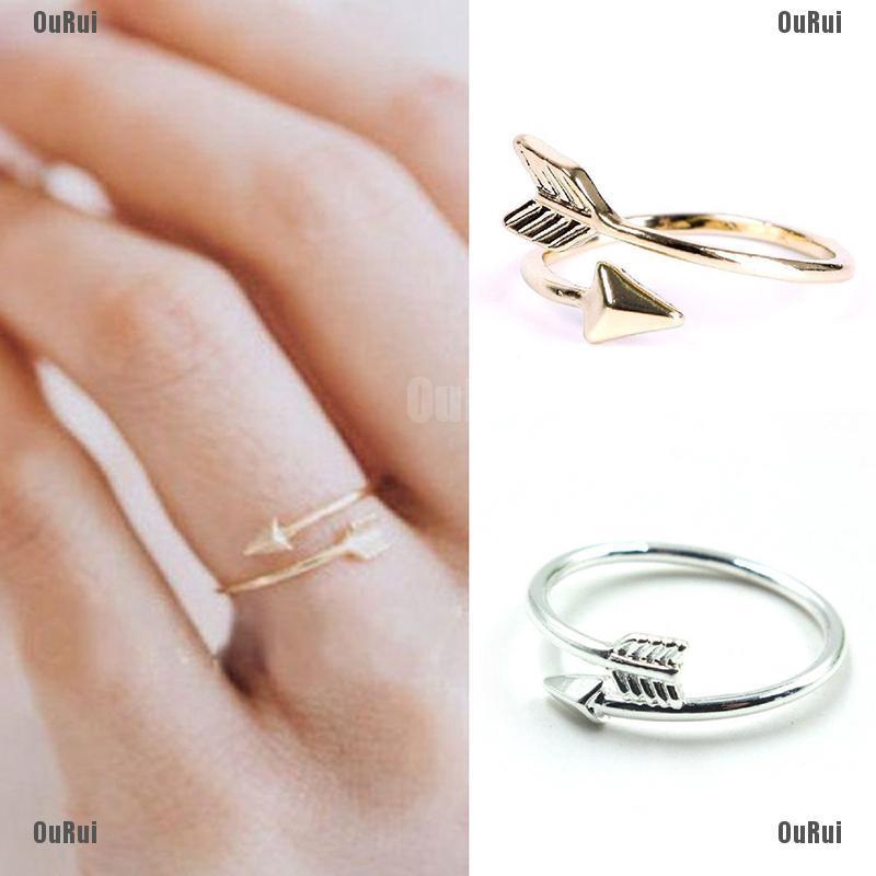 Nhẫn Hình Mũi Tên Có Thể Điều Chỉnh Kích Cỡ