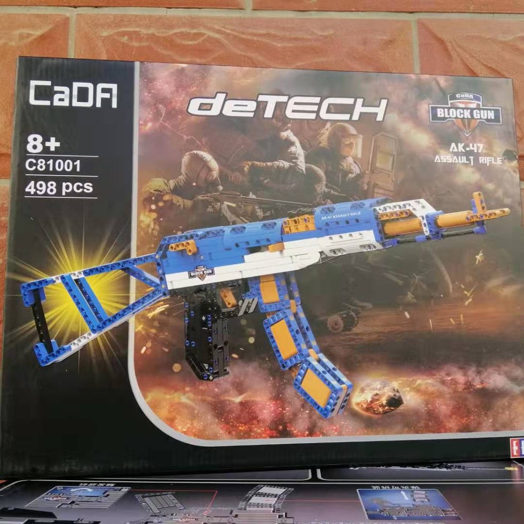 Đồ chơi Lắp ghép Mô hình AK-47 Technic Military Army Xếp hình Cada 81001
