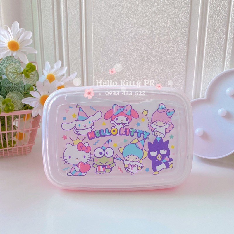 HỘP ĐỰNG THỨC ĂN HELLO KITTY - DORAEMON