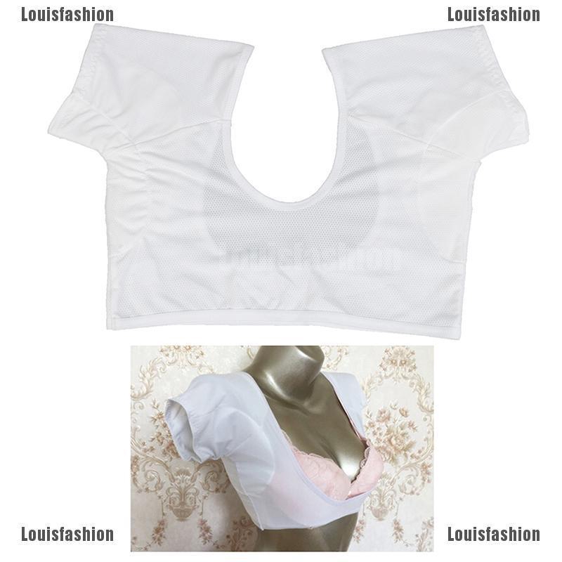 1 Miếng Lót Thấm Mồ Hôi Nách Hình Áo Thun Trắng