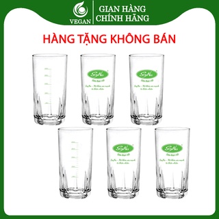 Hàng tặng không bán - Ly thủy tinh Soyna có vạch dung tích 250ml