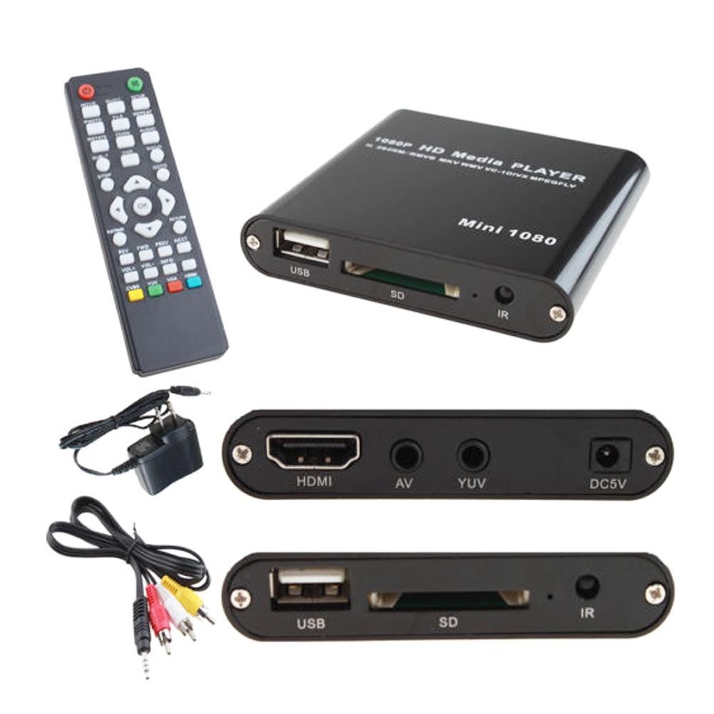 1 Máy Phát Đa Phương Tiện Mini 1080p Full Hd Mkv / Rm-Sd / Usb Hdd-Hdm | BigBuy360 - bigbuy360.vn