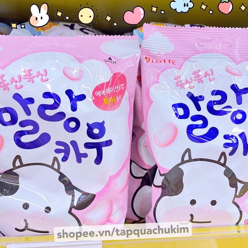 Kẹo sữa bò LOTTE Hàn Quốc viên mềm 79G - tapquachukim