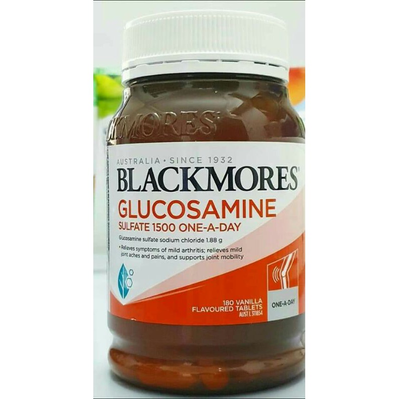 Bổ Khớp Blackmores Glucosamine 1500mg One a day chai 180 viên của Úc