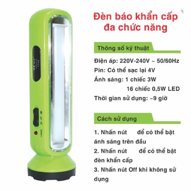 Đèn Pin KENNEDE KM-4316 siêu sáng 2in1