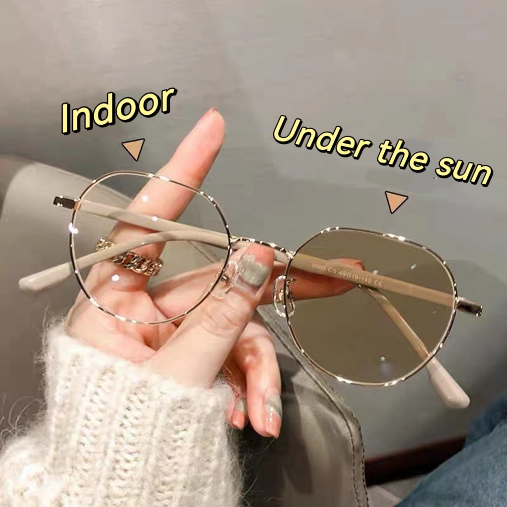 Mắt Kính Gọng Vuông Chống Bức Xạ Máy Tính Cho Nữ