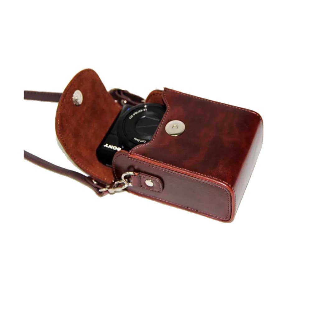 RICOH Túi Da PU Đựng Máy Ảnh Canon Powershot G9x G7x Mark II III SX740 SX730 SX720 SX710 SX700 SX620 SX610