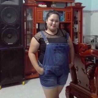 90-120kg Short yếm xanh đậm Bigsize 38-42