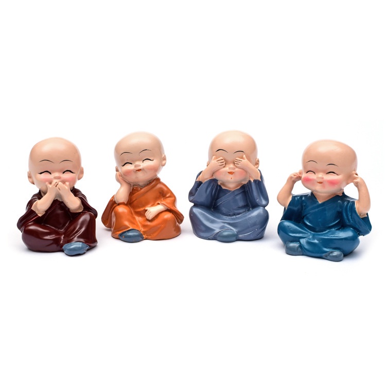 Bộ Tượng 4 Chú Tiểu Tứ Không