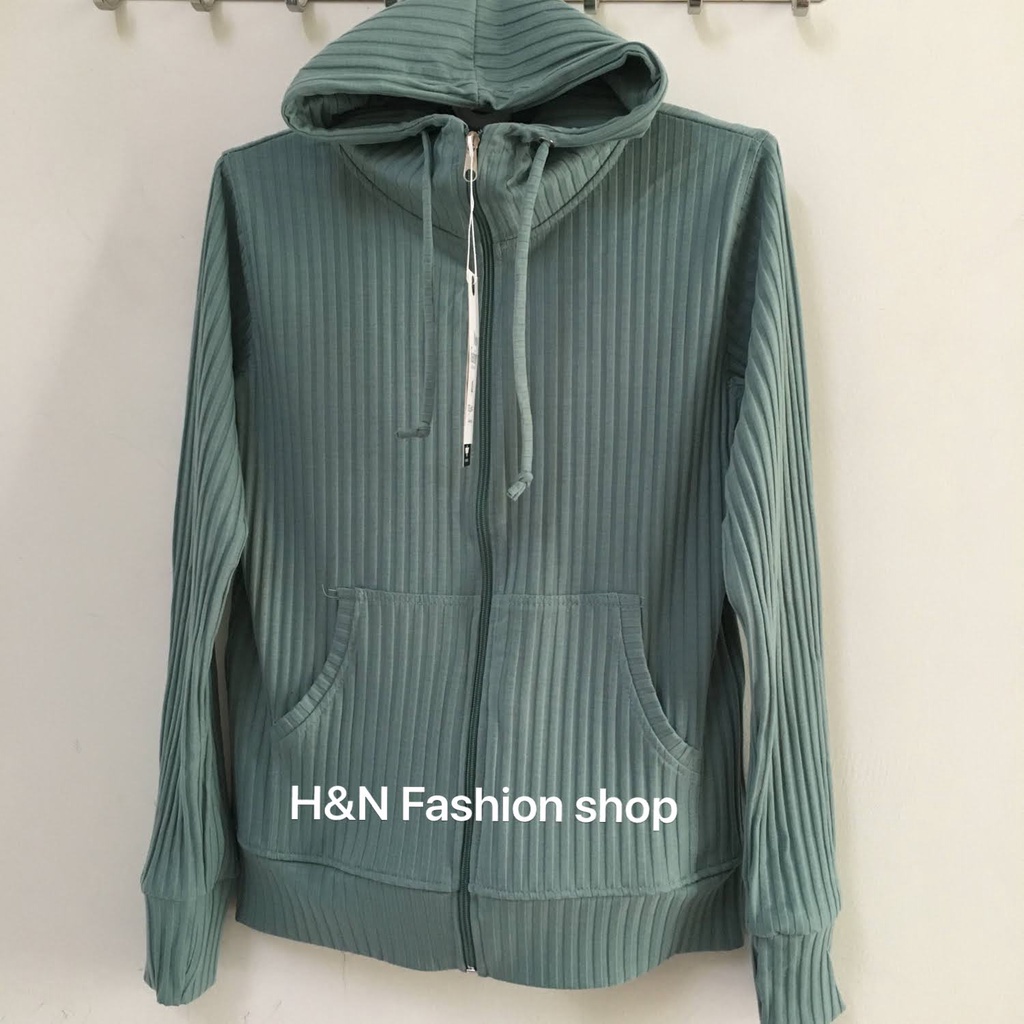 (Freeship)Áo Khoác Chống Nắng Nữ Vải Thun Gân 6 Túi Mềm Mịn Mát