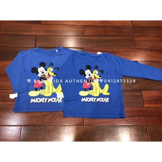 [Zara Authentic ]Áo Phông Mickey dài tay cotton siêu đẹp vợt sale  12-18m 18-24m 2-3y 3-4y 4-5y