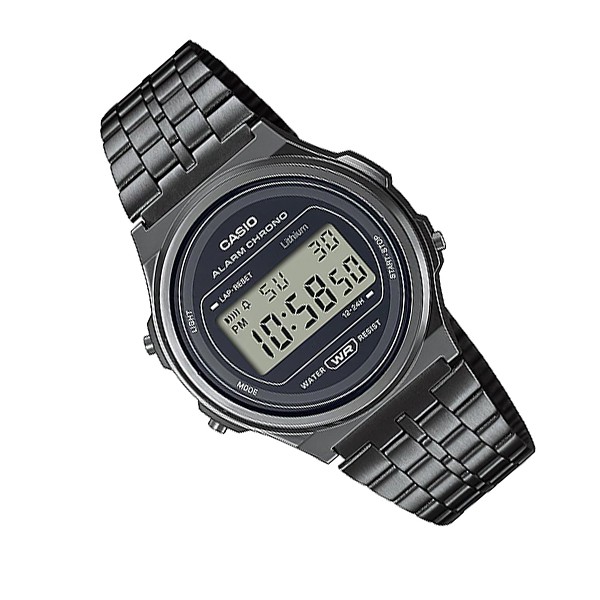 Đồng hồ unisex dây kim loại Casio Standard chính hãng Anh Khuê A171WEGG-1ADF