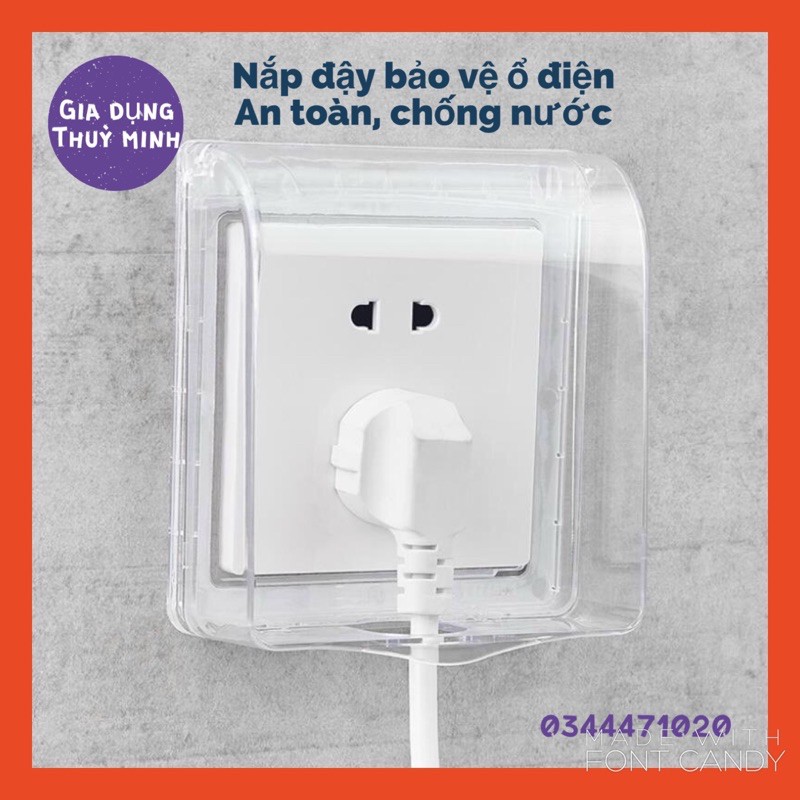 Nắp đậy bảo vệ ổ điện, chống nước ( có quà tặng )