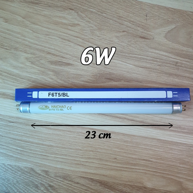 Bóng đèn bắt muỗi 6W HAICHAO cho đèn Đại Sinh DS-D6, DS-D62; Con Dơi CN 02, CN 03...dài 23cm