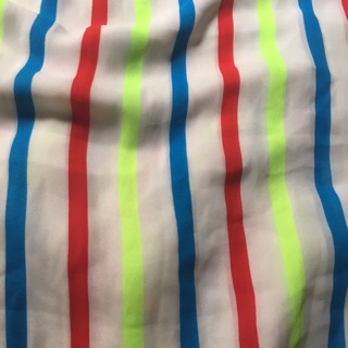 Vải voan chiffon kẻ