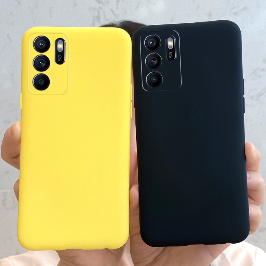 Ốp Lưng Màu Nhám Cho Điện Thoại OPPO Reno6 Z 5G CPH2237 Reno 6Z 5G 6.4 inch