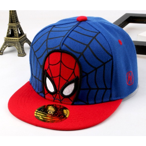 Mũ Lưỡi Trai In Hình Người Nhện Phong Cách Hip hop Mới Cho Bé