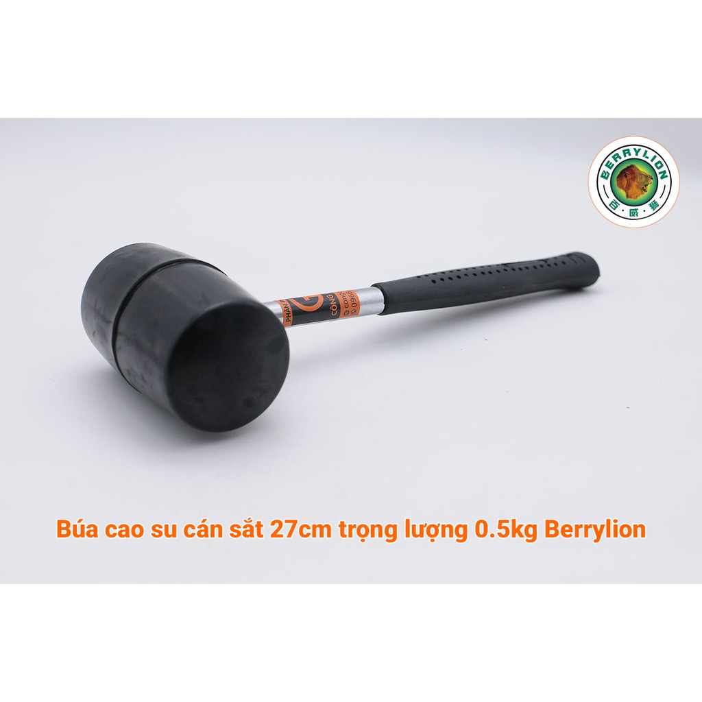 BÚA CAO SU CÁN SẮT 0.5KG 27CM BERRYLION