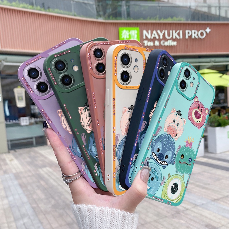 Ốp Điện Thoại Silicon Chống Sốc Họa Tiết Gấu Hoạt Hình Cho Samsung Galaxy A6 Plus 2018