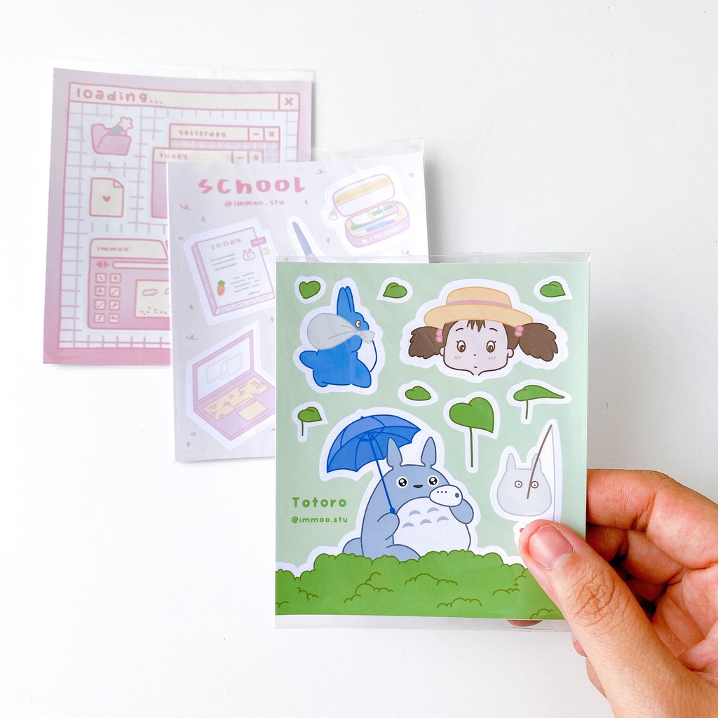 Sticker Dễ Thương Thiệt Kế Bởi Immoo  - Hidari