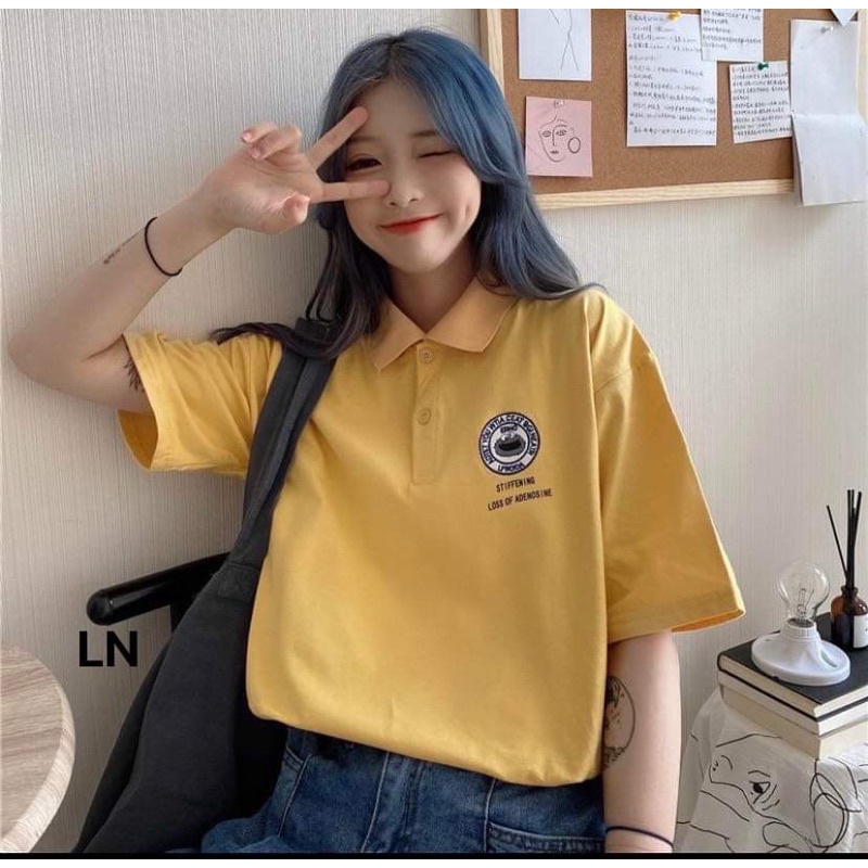 Áo polo logo hoạt hình 5D DA6