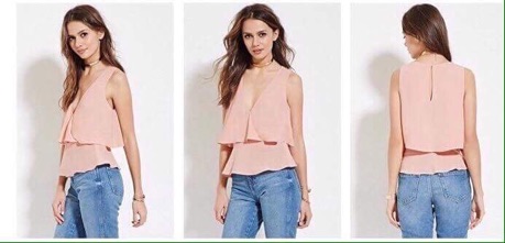 Áo cổ đắp f21 Vnxk