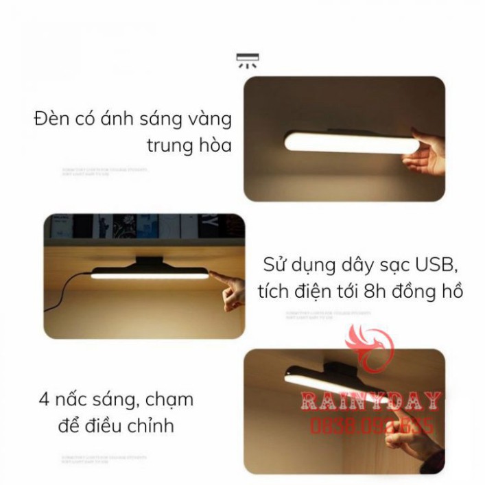 Đèn led gắn dán gương trang điểm tường tủ sạc pin usb tích điện chiếu sáng