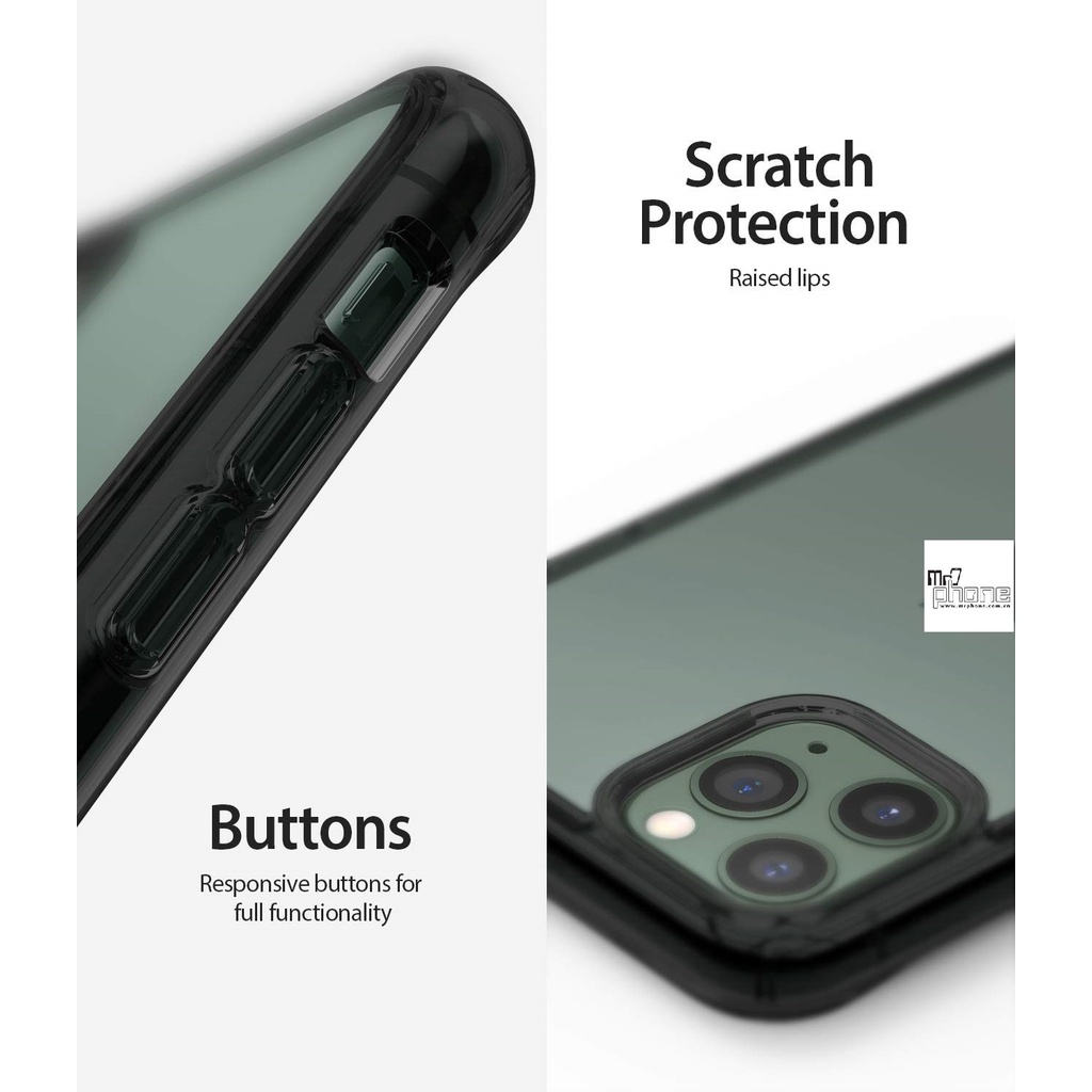 Ốp lưng cho iPhone 11 Pro Max Ringke Fusion Hàn Quốc
