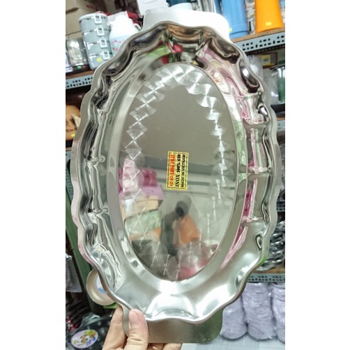 Dĩa xoài inox size lớn 26 x 40.5cm