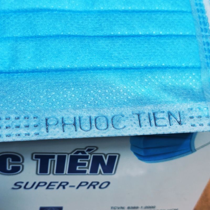 KHẨU TRANG Y TẾ 4 LỚP PHƯỚC TIẾN (HỘP 50 cái)