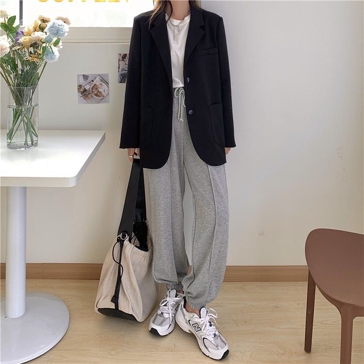 Áo Khoác blazer oversize Phong Cách Anh Quốc Thời Trang Mùa Xuân Mới 2023