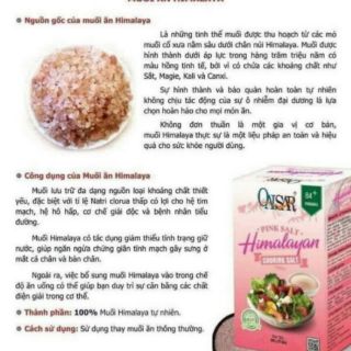 Muối Hồng Himalaya Qaisar