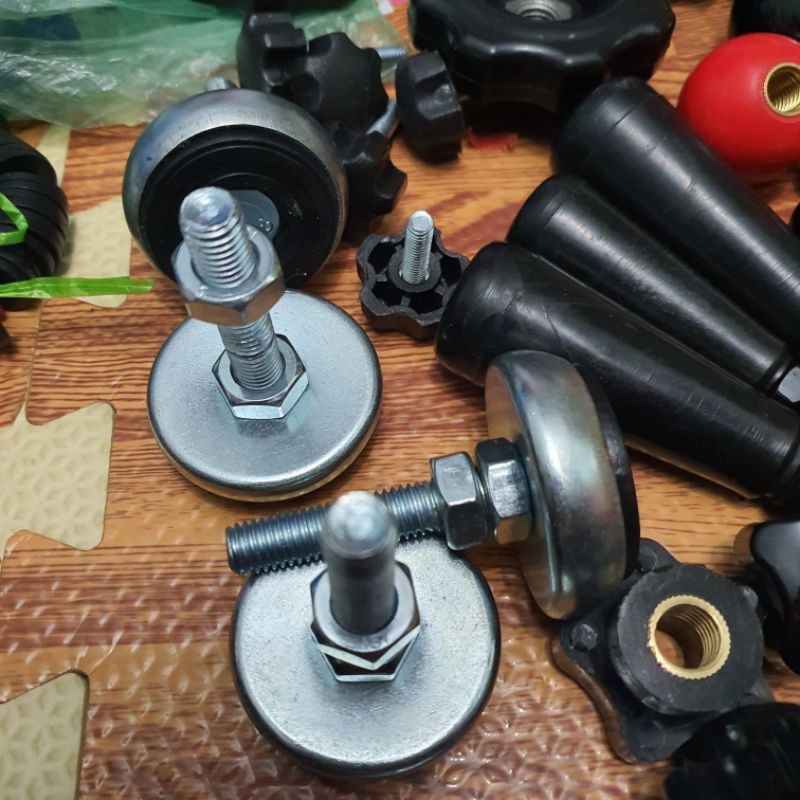 Chân tăng chỉnh chiều cao phi 50 ren 10 cao 70mm