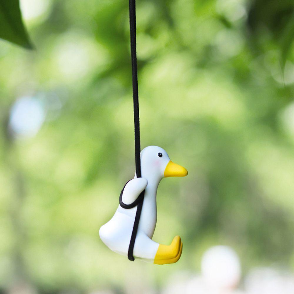 Dây Treo Trang Trí Xe Hơi Hình Vịt Con Handmade Xinh Xắn