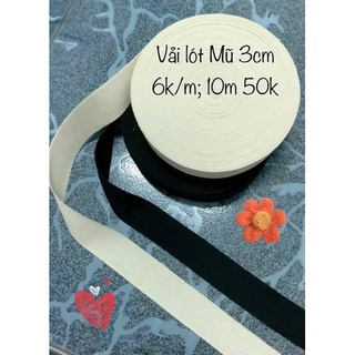 Vải Lót Mũ Cotton