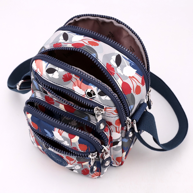 Túi Đeo Chéo Vai Bằng Nylon In Họa Tiết Thời Trang Phong Cách Mới Cho Nữ