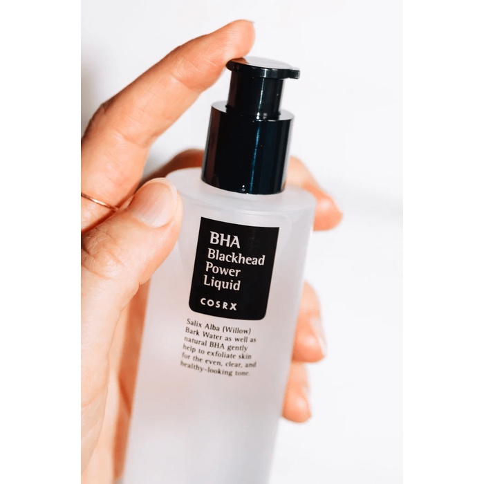 Tẩy tế bào chết hóa học COSRX BHA Blackhead Power Liquid 100ML - Family Cosmetics