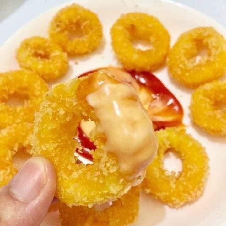 Mực tẩm bột chiên xù 300gr 12 khoanh (giao hỏa tốc tphcm)