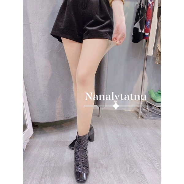 Quần tất KHÔNG RÁCH Nanalytatnu lưới màu da