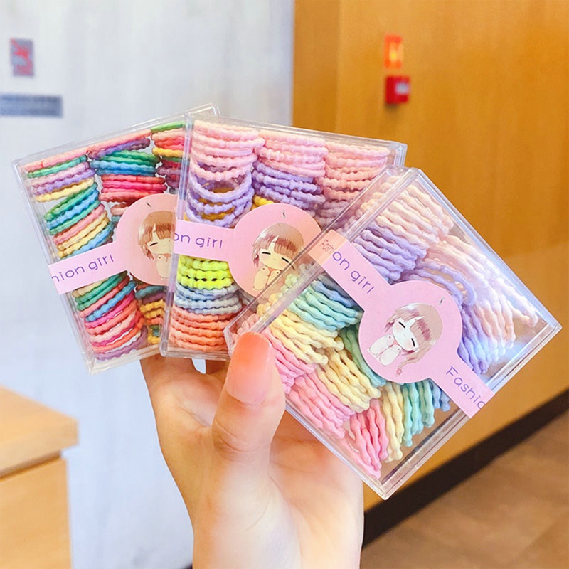 Dây Cột Tóc Co Giãn Nhiều Màu Thời Trang Cho Nữ
