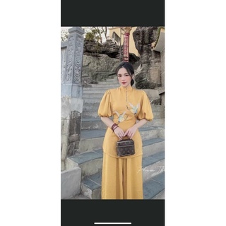 sét lam đi chùa thêu bigsize 55kg-95kg 🌸🌸🌸