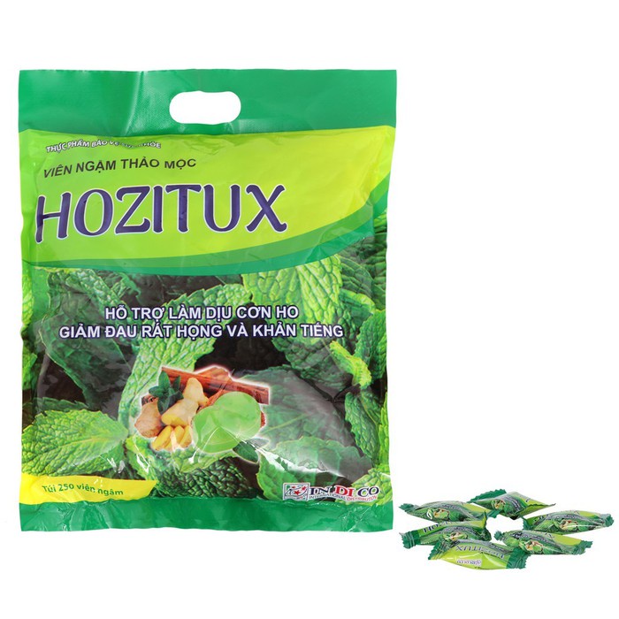 HOZITUX - Viên ngậm giảm ho - đau họng