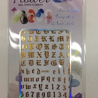 Sticker Dán Móng Chữ AI CẬP