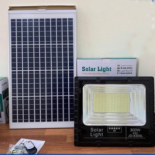 Đèn năng lượng 300w - Đèn thương hiệu JD Jindian chính hãng - Sạc đa năng - Remote điều khiển