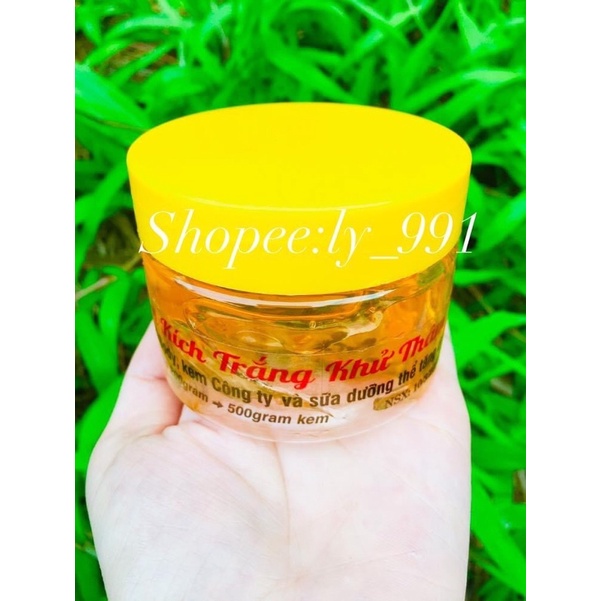 Serum kích trắng da thâm body tẩy mạnh hộp 150gram