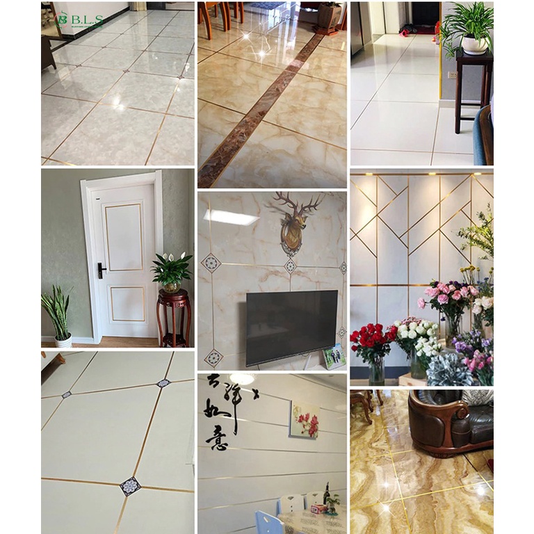 3cm - 5cm*50m Cuộn chỉ dán viền trang trí nội thất Màu Vàng, Màu Bạc*****